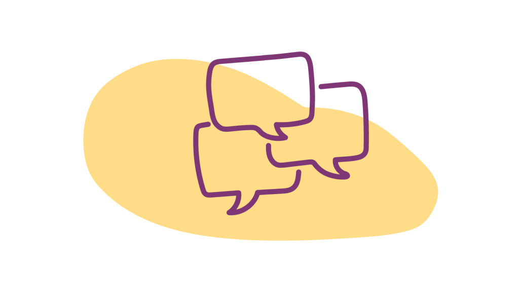 Auf dem Bild ist das Icon für den Kongress zu sehen, gelb hinterlegt.